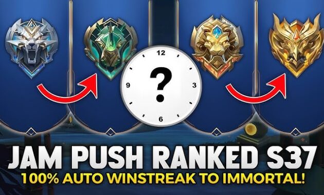 JAM PUSH RANK PALING EFEKTIF SEASON 37 DI SEMUA TIER - Mobile Legends 1 hq720jampushrankeds37100persenautowinstreaktoimmortalolsodarugeman
